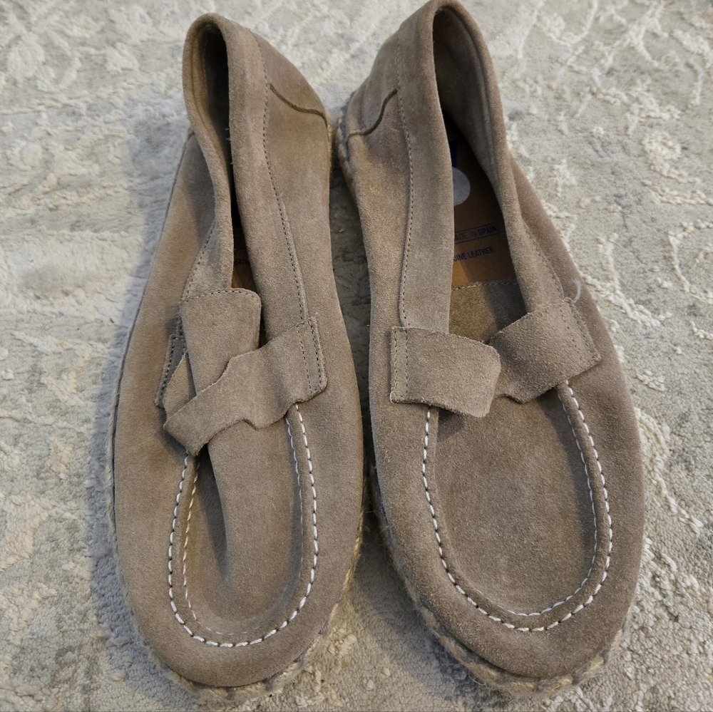 Verbenas Brown Suede Moccasin Flat Shoes
